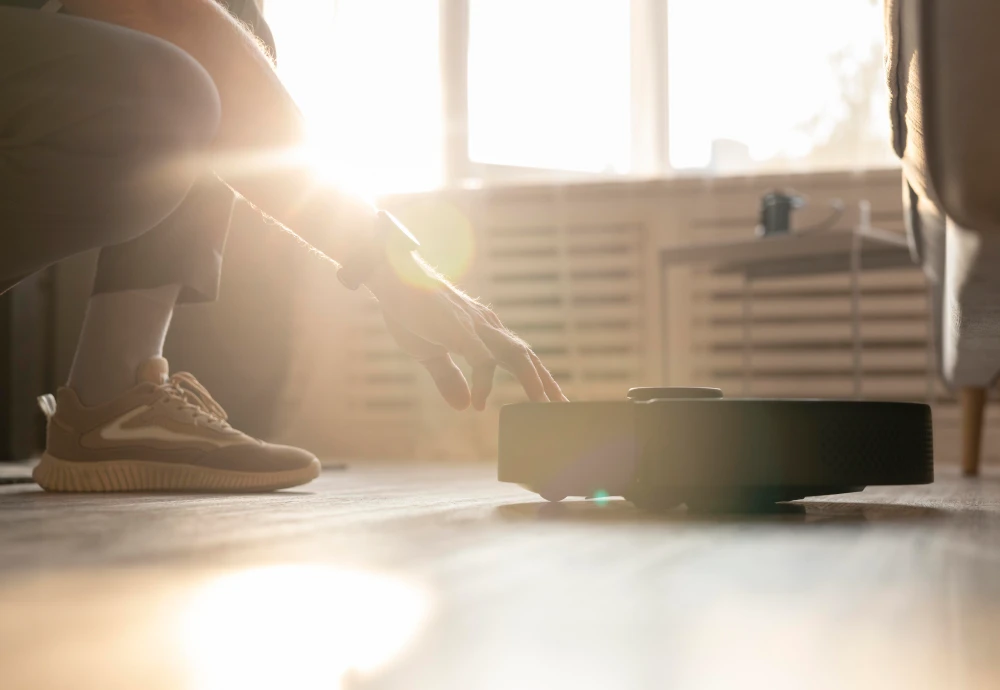 robot vacuum and mop self cleaning